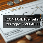 CONTOIL fuel oil meter type: VZO 40 FL 130/25 P/N 92005（图3）