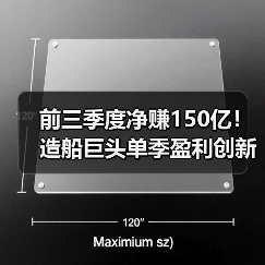 前三季度净赚150亿！造船巨头单季盈利创新高