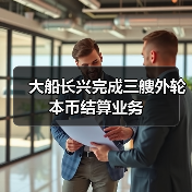 大船长兴完成三艘外轮本币结算业务（图3）