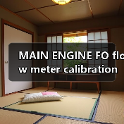 MAIN ENGINE FO flow meter calibration(图4) MAIN ENGINE FO flow meter calibration(图4)