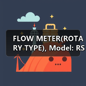 FLOW METER(ROTARY TYPE), Model: RSA0025B0DDR5, Maker: NITTO SEIKO CO LTD找李工13336686138(图1) FLOW METER(ROTARY TYPE), Model: RSA0025B0DDR5, Maker: NITTO SEIKO CO LTD找李工13336686138(图1)