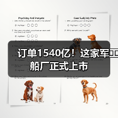 订单1540亿!这家军工船厂正式上市(图4) 订单1540亿!这家军工船厂正式上市(图4)
