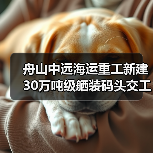 舟山中远海运重工新建30万吨级舾装码头交工验收（图4）
