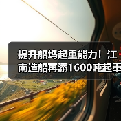 提升船坞起重能力!江南造船再添1600吨起重机(图4) 提升船坞起重能力!江南造船再添1600吨起重机(图4)