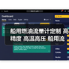 船用燃油流量计定制 高精度 高温高压 船用流量计供应商 李工（图1）