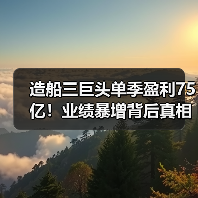 造船三巨头单季盈利75亿！业绩暴增背后真相揭秘（图3）