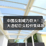 中国反制威力巨大!三大造船巨头股价集体暴跌(图4) 中国反制威力巨大!三大造船巨头股价集体暴跌(图4)