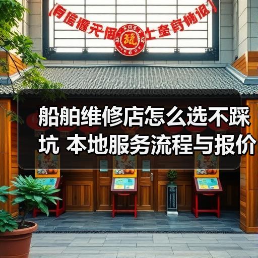 船舶维修店怎么选不踩坑 本地服务流程与报价核对要点