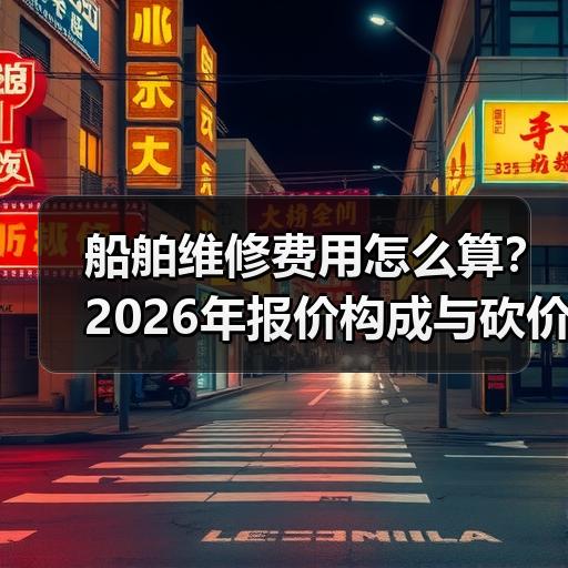 船舶维修费用怎么算？2026年报价构成与砍价避坑要点