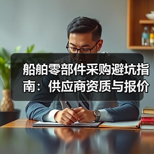 船舶零部件采购避坑指南：供应商资质与报价单核对要点