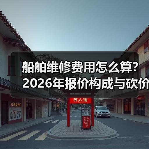 船舶维修费用怎么算？2026年报价构成与砍价空间分析